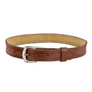 Double Stitched 1.5" Leather Belt