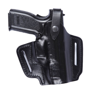Leather Full Size Safety Strap Pancake Holster