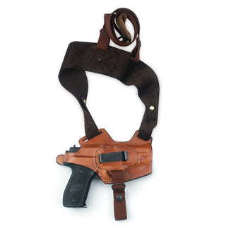 Leather Thumb-Break 5-Way Shoulder Holster