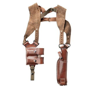 Leather Spring Tension Snap Secured Holster