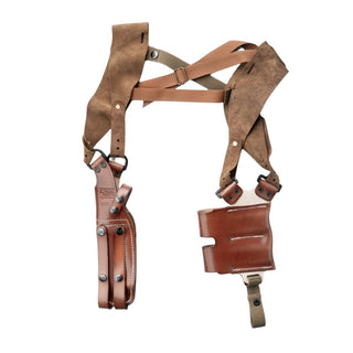 Leather Spring Tension Snap Secured Holster