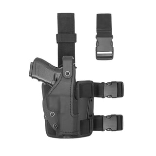 Drop Leg Holster with Level II Retention Index Finger Release OWB